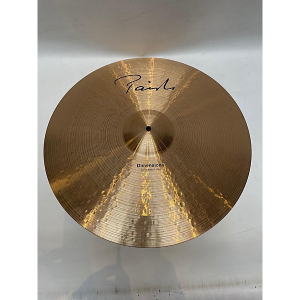 Used Paiste 20in SIGNATURE DIMENSIONS MEDIUM RIDE Cymbal