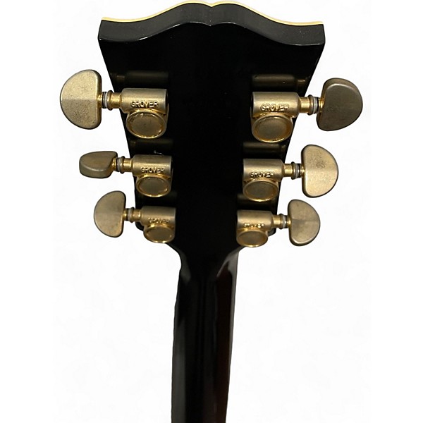 Used Gibson Used Gibson ES Les Paul Custom Black Beauty With Bigsby Ebony Hollow Body Electric Guitar