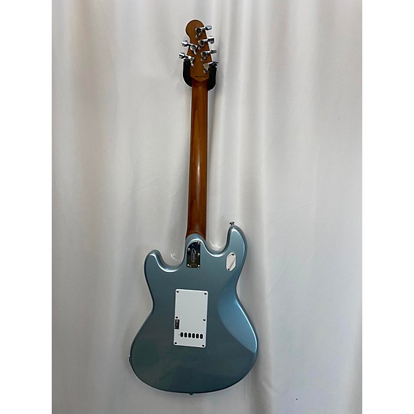 Used Sterling by Music Man Used Sterling By Music Man STING RAY SR50 Firemist Silver Solid Body Electric Guitar