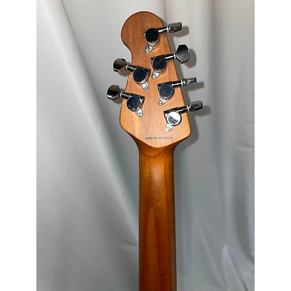 Used Sterling by Music Man Used Sterling By Music Man STING RAY SR50 Firemist Silver Solid Body Electric Guitar