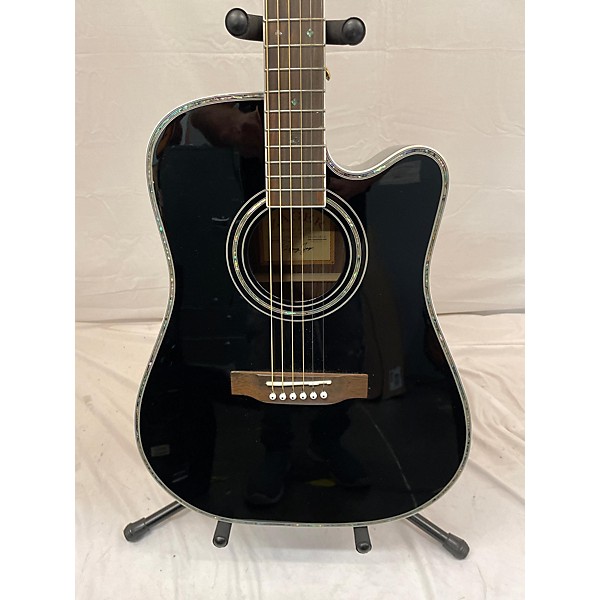 Used Zager Used Zager Zad80ce Black Acoustic Electric Guitar