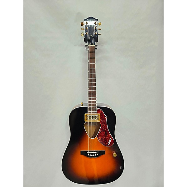 Used Gretsch Guitars G5031FT Rancher Vintage Sunburst Acoustic Electric Guitar