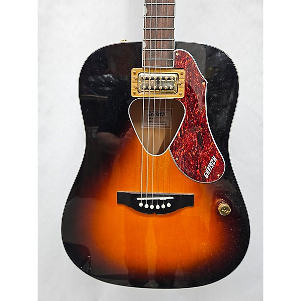 Used Gretsch Guitars G5031FT Rancher Vintage Sunburst Acoustic Electric Guitar