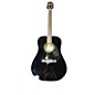 Used Fender Used Fender CD60 Dreadnought Black Acoustic Guitar thumbnail