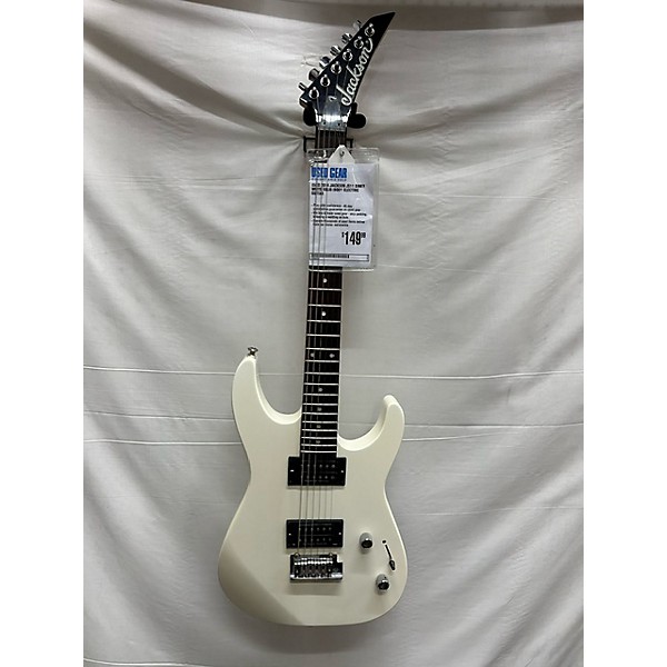 Used Jackson Used 2014 Jackson JS11 Dinky White Solid Body Electric Guitar