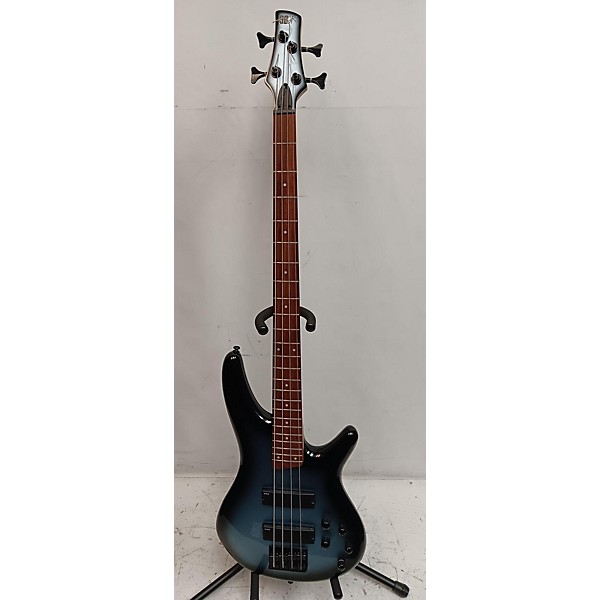 Used Ibanez Used Ibanez SR250 Blue Burst Electric Bass Guitar