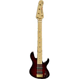 Used Carl S Used Carl S Spank 5j Wine Red Electric Bass Guitar