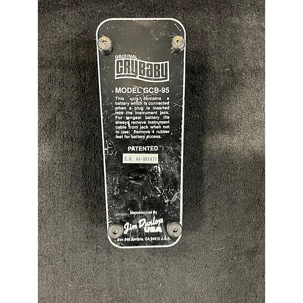 Used Dunlop Used Dunlop GCB95 Original Crybaby Wah Effect Pedal