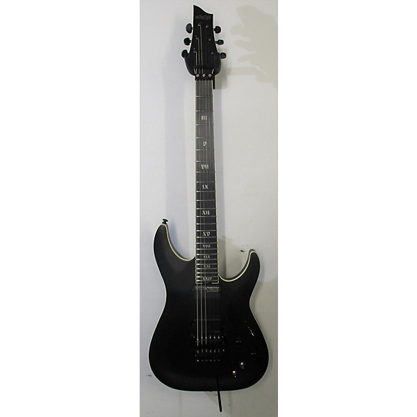 Used Schecter Guitar Research Used Schecter Guitar Research C-1 FR-S SLS Elite Evil Twin Black Solid Body Electric Guitar