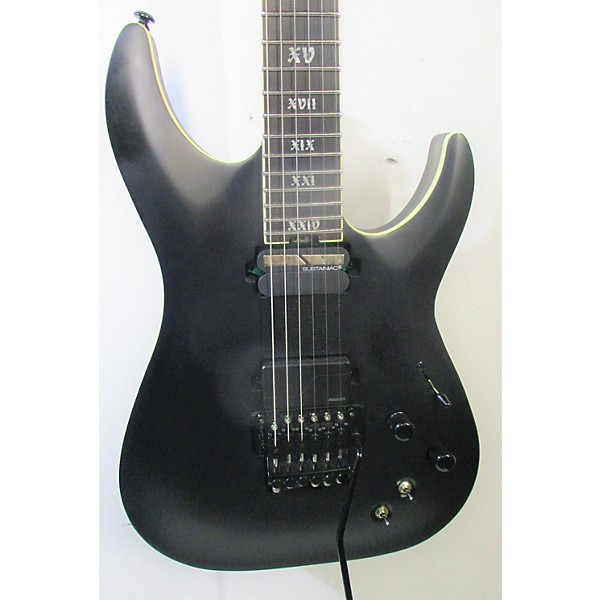 Used Schecter Guitar Research Used Schecter Guitar Research C-1 FR-S SLS Elite Evil Twin Black Solid Body Electric Guitar