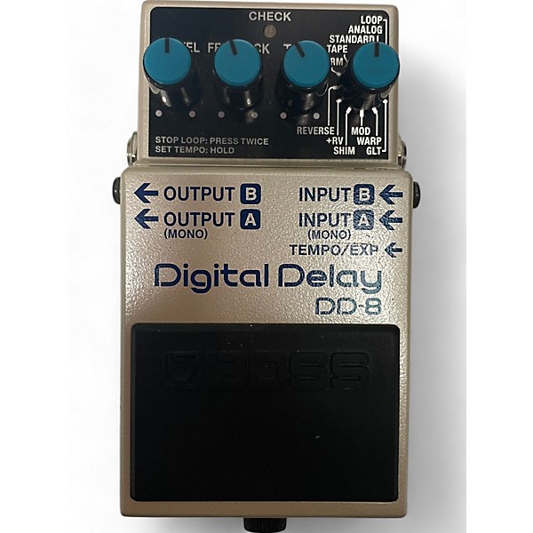 Used BOSS dD8 dIGITAL DELAY Effect Pedal