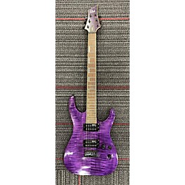 Used ESP Used ESP LTD H200 See Thru Purple Solid Body Electric Guitar