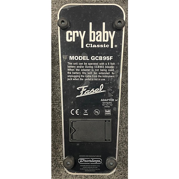 Used Dunlop Used Dunlop GCB95F Crybaby Classic Wah With Fasel Inductor Effect Pedal