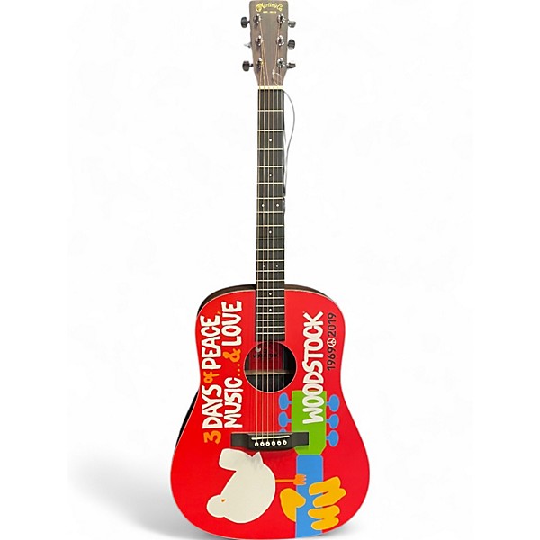 Used Martin DX WOODSTOCK EDITION TRIPPY 60´S Acoustic Electric Guitar,Specials : American Fashion Style Bags On Sale