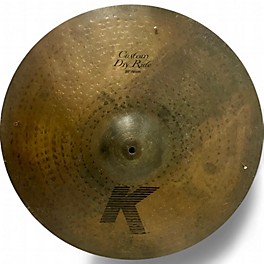 Used Zildjian 20in K Custom Dry Ride w rivets Cymbal