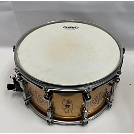 Used SONOR Used SONOR 8X14 DANNY CAREY SIGNATURE SNARE Drum BRONZE