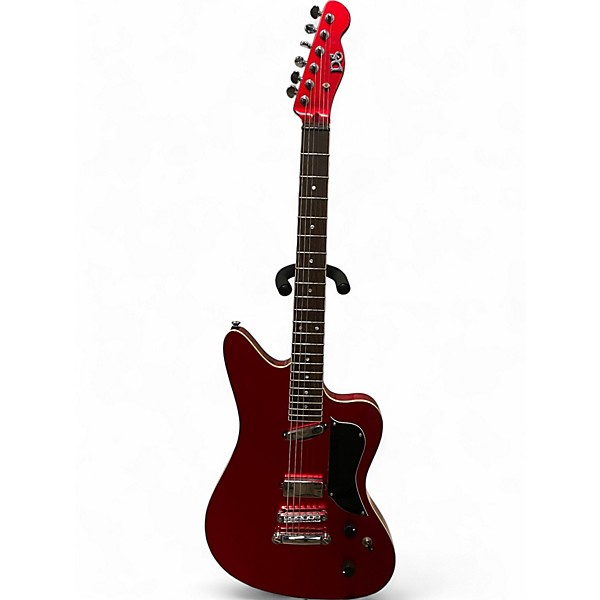 Used Pure Salem Mendiola Red Solid Body Electric Guitar