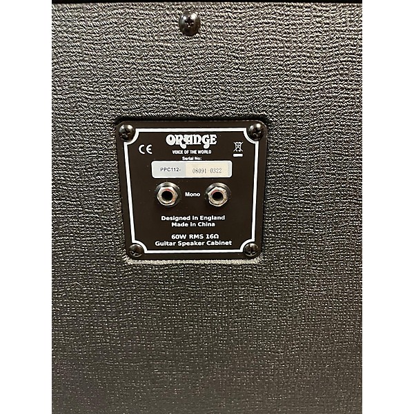 Used Orange Amplifiers Used Orange Amplifiers PPC112C 1x12 Guitar Cabinet