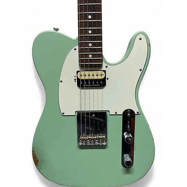 Used Fender Used Fender American Performer Telecaster Surf Green Solid Body Electric Guitar