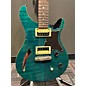 Used PRS Used PRS SE Custom 22 Semi-Hollowbody Teal Hollow Body Electric Guitar