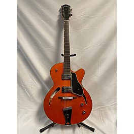 Used Gretsch Guitars Used Gretsch Guitars G3161 Historic Steamliner Orange Hollow Body Electric Guitar