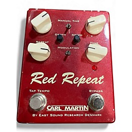 Used Carl Martin Red Repeat Delay Effect Pedal