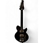 Used Eastman Used 2022 Eastman Juliet/V-B-BK Satin Black Solid Body Electric Guitar thumbnail