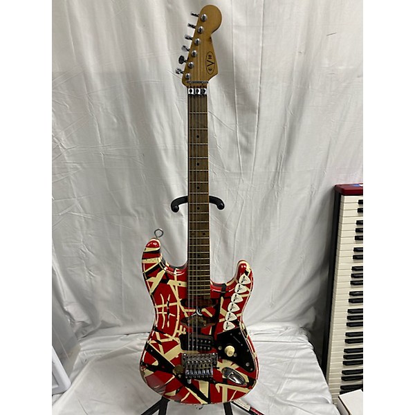 Used EVH Used EVH STRIPE SERIES FRANKIE Red Solid Body Electric Guitar