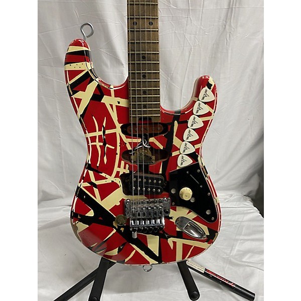 Used EVH Used EVH STRIPE SERIES FRANKIE Red Solid Body Electric Guitar