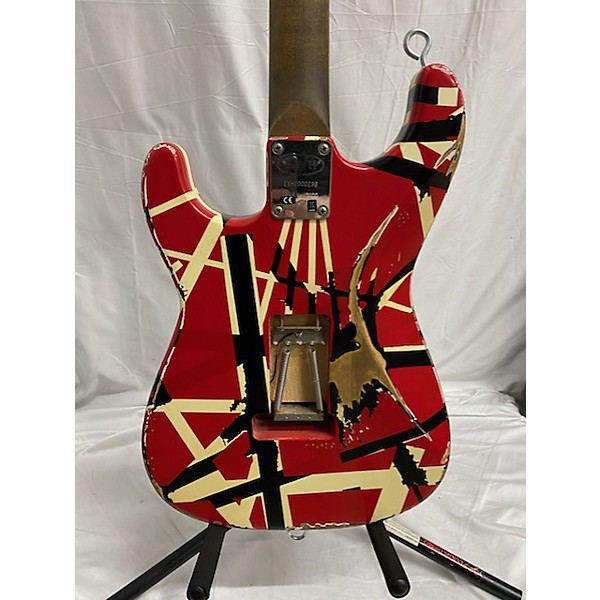 Used EVH Used EVH STRIPE SERIES FRANKIE Red Solid Body Electric Guitar