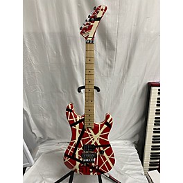 Used EVH Used EVH Striped Series 5150 Red Solid Body Electric Guitar