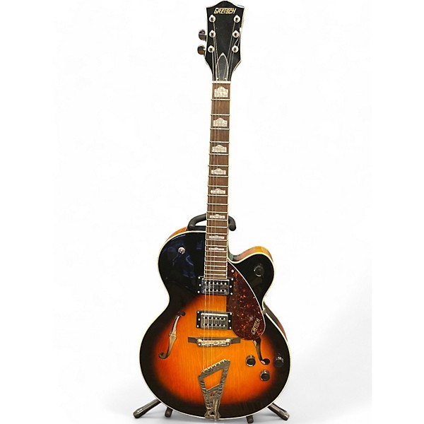 Used Gretsch Guitars Used Gretsch Guitars G2420T Streamliner 3 Color Sunburst Hollow Body Electric Guitar