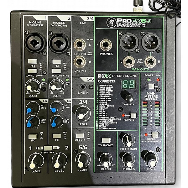 Used Mackie PROFX6 Powered Mixer