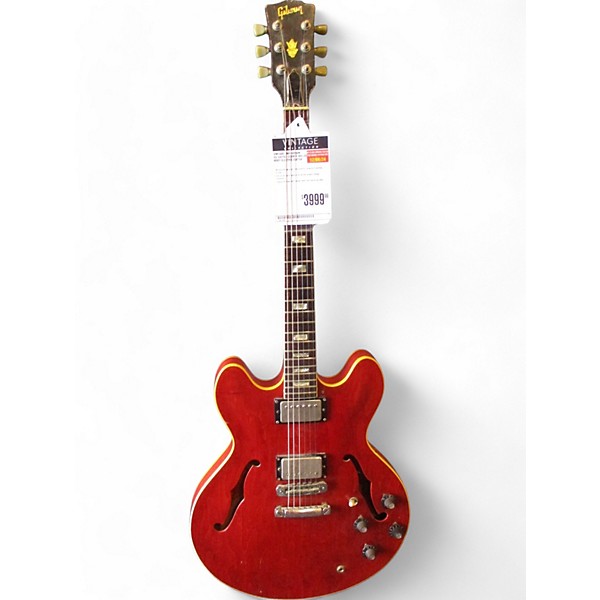 Vintage 1968 Gibson eS-335TDC Cherry Hollow Body Electric Guitar