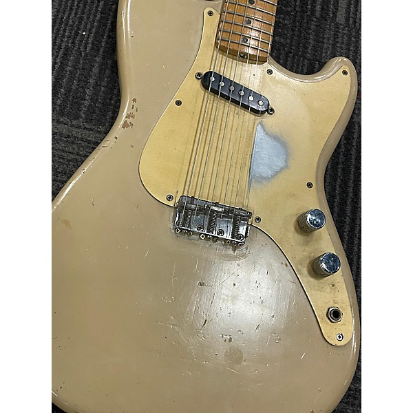 Vintage Fender Vintage 1958 Fender Musicmaster Desert Sand Solid Body Electric Guitar