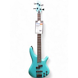 Used 1990s Ibanez Soundgear Teal Electric Bass Guitar