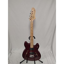 Used Squier Used 2021 Squier Affinity Series Starcaster Hollow Candy Apple Red Hollow Body Electric Guitar