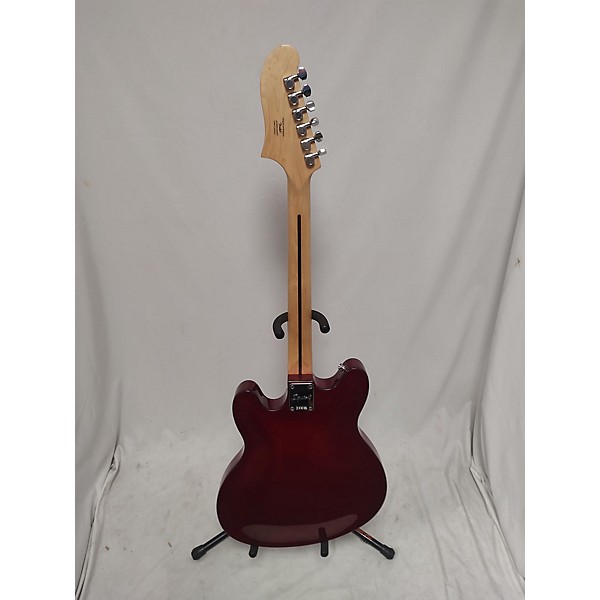 Used Squier Used 2021 Squier Affinity Series Starcaster Hollow Candy Apple Red Hollow Body Electric Guitar