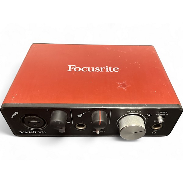 Used Focusrite Used Focusrite Scarlett Solo Gen 3 Audio Interface