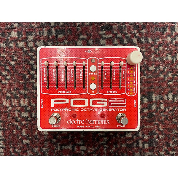 Used Electro-Harmonix Used Electro-Harmonix Pog2 Polyphonic Octave Generator Effect Pedal