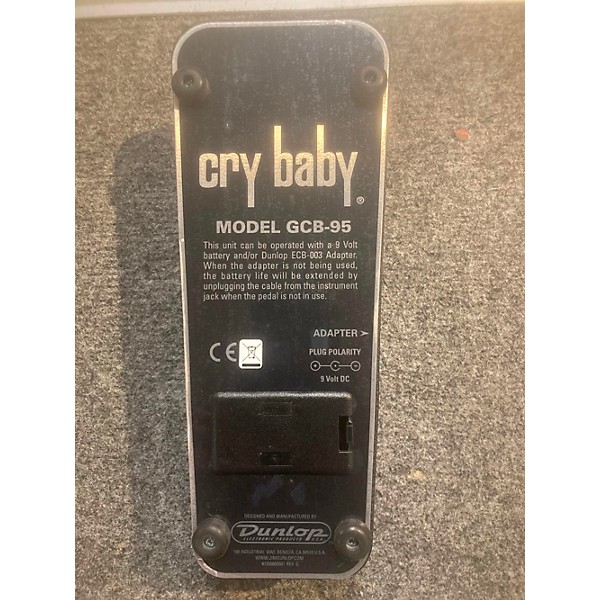 Used Dunlop Used Dunlop GCB95 Original Crybaby Wah Effect Pedal