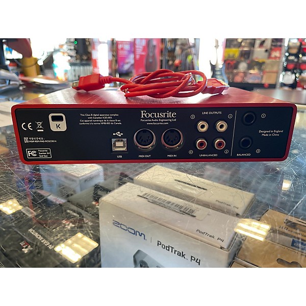 Used Focusrite Used Focusrite Scarlett 2i4 Gen 2 Audio Interface