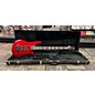 Used Spector euro 5 Trans Red Electric Bass Guitar thumbnail