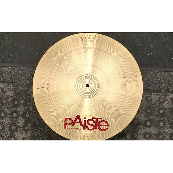 Used Paiste Used 2002 Paiste 18in FLAT RIDE Cymbal