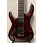 Used Schecter Guitar Research Used Schecter Guitar Research Hellraiser C1 Floyd Rose Sustaniac Left Handed Black Cherry El...