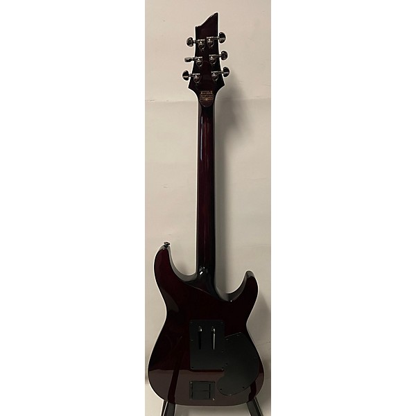 Used Schecter Guitar Research Used Schecter Guitar Research Hellraiser C1 Floyd Rose Sustaniac Left Handed Black Cherry El...