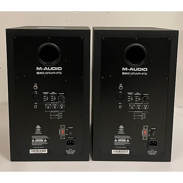 Used M-Audio Used M-Audio BX8 Graphite Pair Powered Monitor