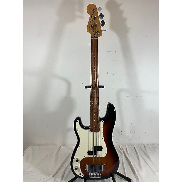 Used Fender Used Fender Player Precision Bass Left Handed Tobacco Sunburst Electric Bass Guitar