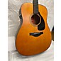 Used Yamaha Used Yamaha FGX3 Natural Acoustic Electric Guitar