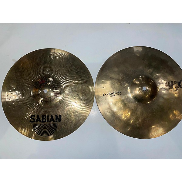 Used SABIAN Used SABIAN 13in Evolution Hi-hats Cymbal